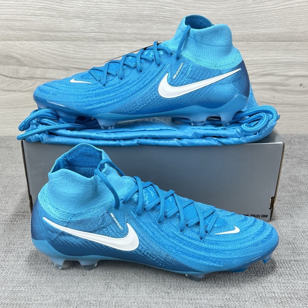 Nike Phantom Luna II 2 Elite FG 'Blue Fury' Soccer Cleats FJ2572-400 Men's Sz 10
